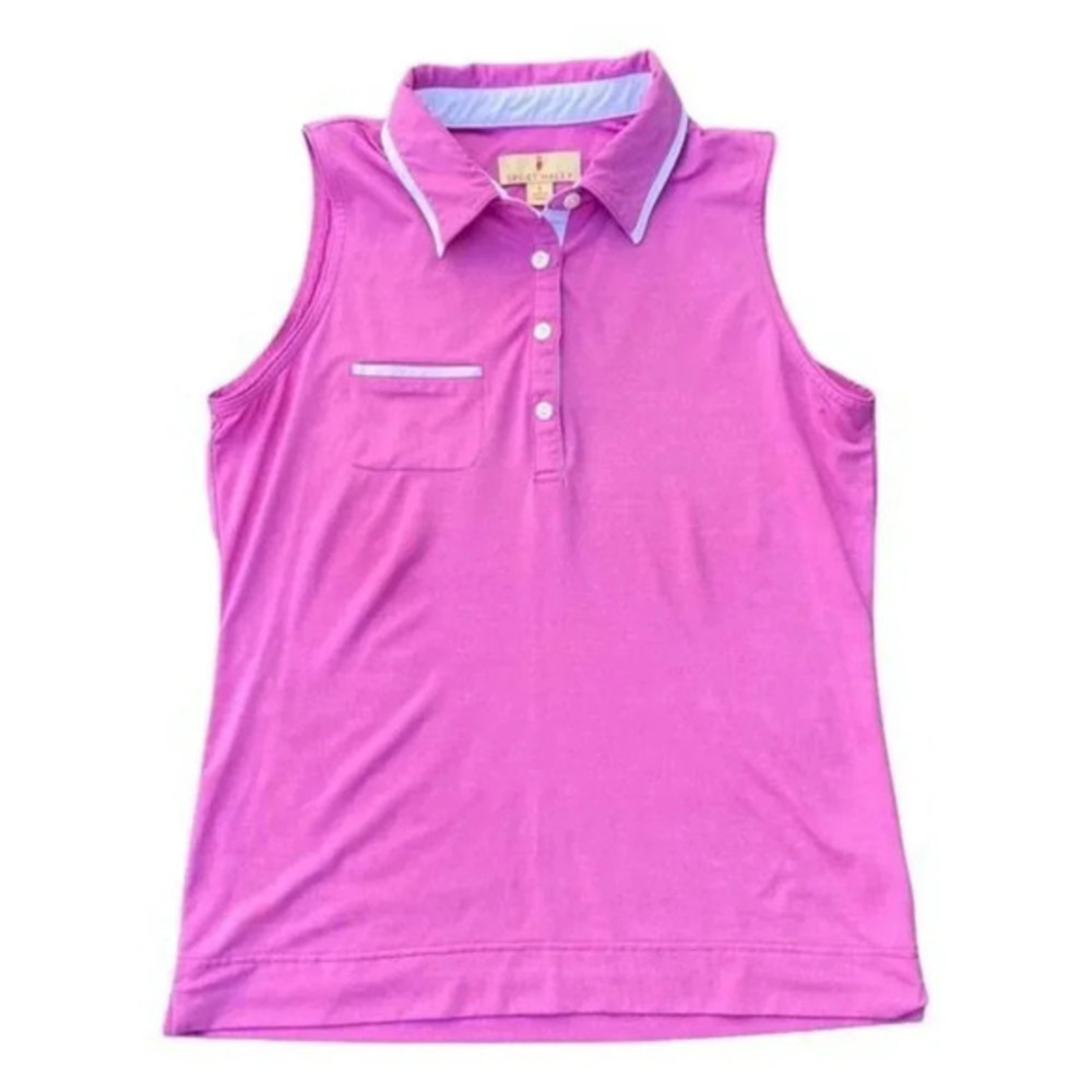 Sport Haley Pink Sleeveless V-Neck Golf Top Women's Size Small